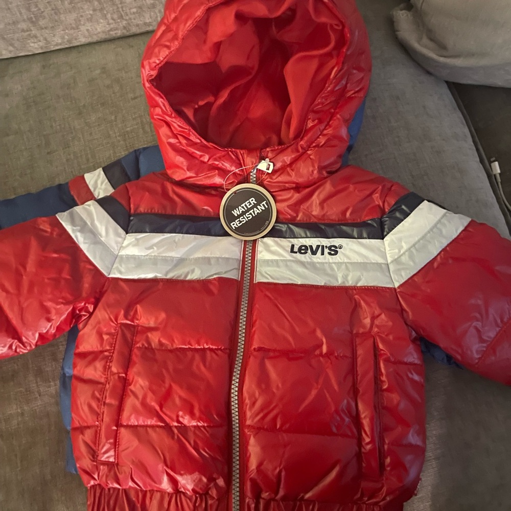 2 Levi's Blue and Red Jacket